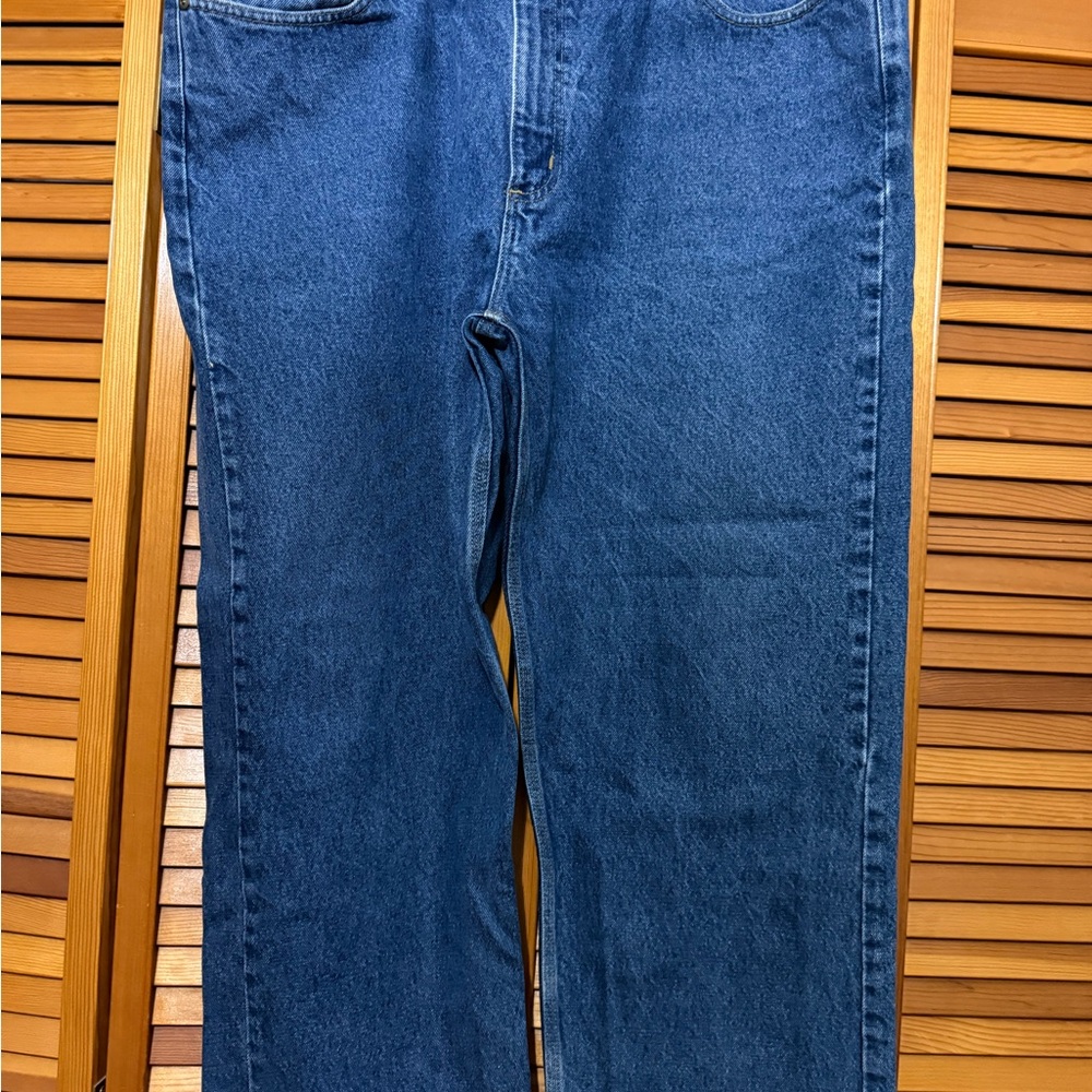 Carhartt Men's Bootcut Jeans in Deep Blue